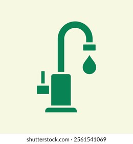 Water tap trendy artwork handsome abstract vector illustration colorful useable design.eps