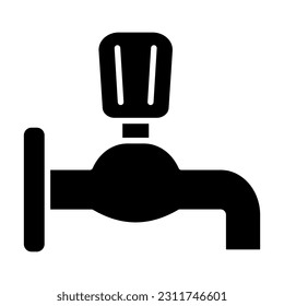 Icono De Glifo Vector De Agua Para Uso Personal Y Comercial.
