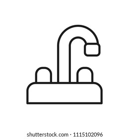 water tap vector icon