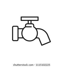 water tap vector icon