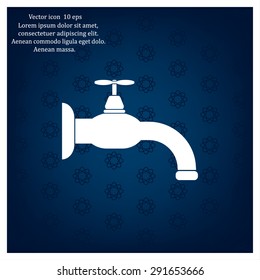 Water tap vector icon