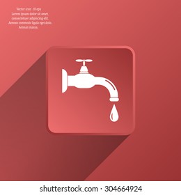 Water tap vector icon