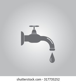 Water tap vector icon
