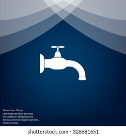 Water tap vector icon