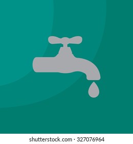 Water tap vector icon