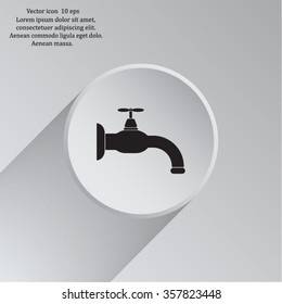 Water tap vector icon