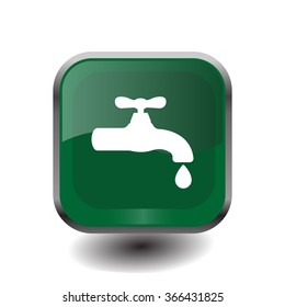 Water tap vector icon