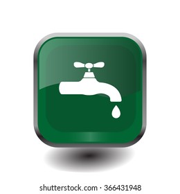 Water tap vector icon