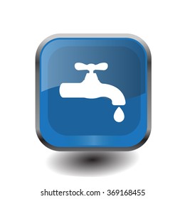 Water tap vector icon