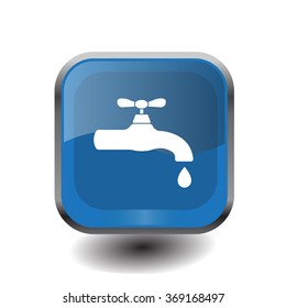 Water tap vector icon