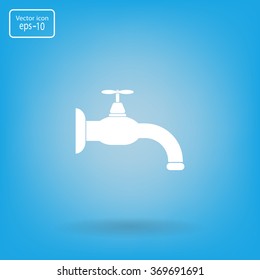 Water tap vector icon