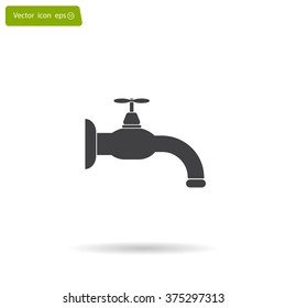 Water tap vector icon