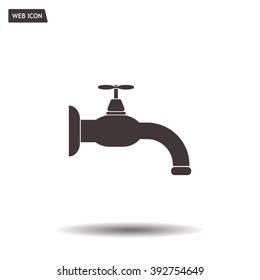 Water tap vector icon