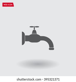 Water tap vector icon