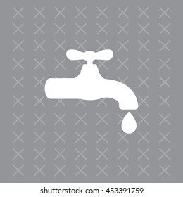Water tap vector icon
