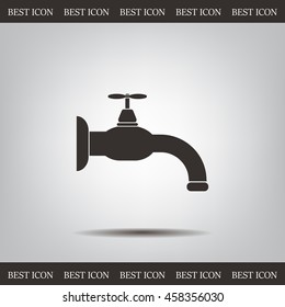 Water tap vector icon