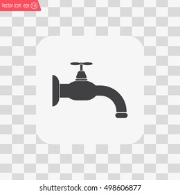 Water tap vector icon