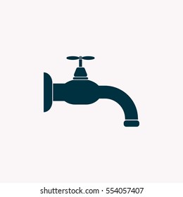 Water tap vector icon