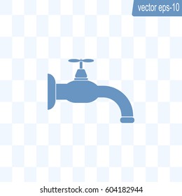 Water tap vector icon