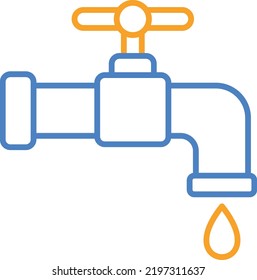 Water Tap vector icon. Can be used for printing, mobile and web applications.