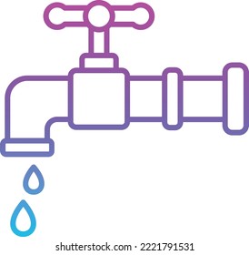 Water Tap vector icon. Can be used for printing, mobile and web applications.