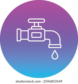 Water Tap vector icon. Can be used for printing, mobile and web applications.