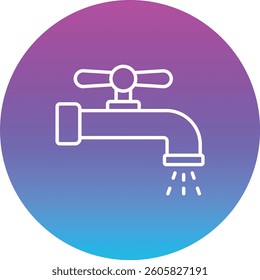 Water Tap vector icon. Can be used for printing, mobile and web applications.