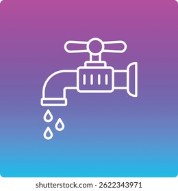Water Tap vector icon. Can be used for printing, mobile and web applications.