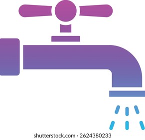 Water Tap vector icon. Can be used for printing, mobile and web applications.