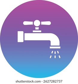 Water Tap vector icon. Can be used for printing, mobile and web applications.