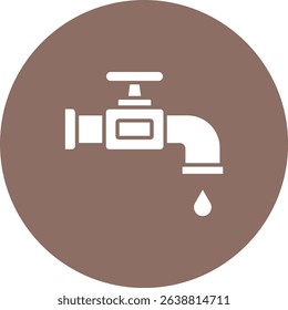 Water Tap vector icon. Can be used for printing, mobile and web applications.