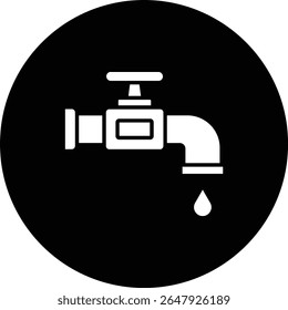 Water Tap vector icon. Can be used for printing, mobile and web applications.