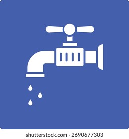 Water Tap vector icon. Can be used for printing, mobile and web applications.
