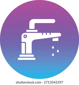 Water Tap vector icon. Can be used for printing, mobile and web applications.