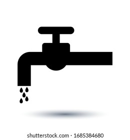 Icono vectorial de punteo de agua. Ilustración vectorial Eps 10.