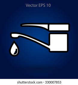Water tap vector illustration