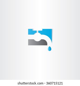 water tap vector logo icon symbol