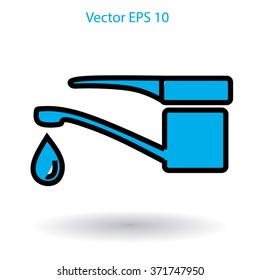 Water taps vector illustration