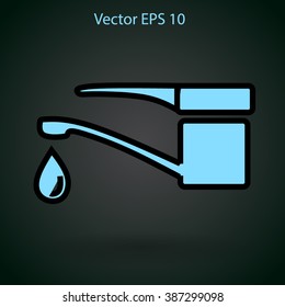 Water taps vector illustration