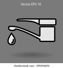 Water taps vector illustration