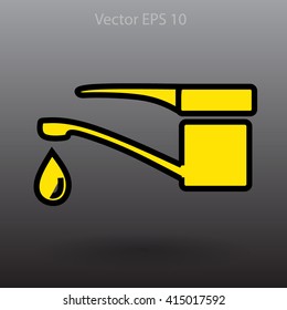 Water taps vector illustration
