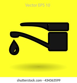 Water taps vector illustration