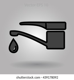 Water taps vector illustration