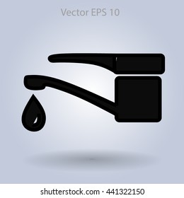 Water taps vector illustration