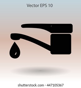 Water taps vector illustration