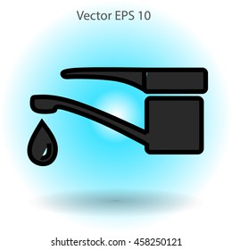 Water taps vector illustration