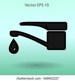 Water taps vector illustration