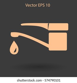 Water taps vector illustration