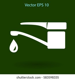 Water taps vector illustration