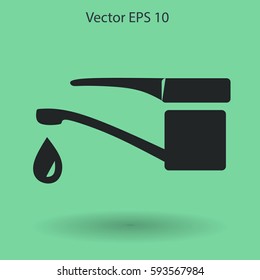 Water taps vector illustration